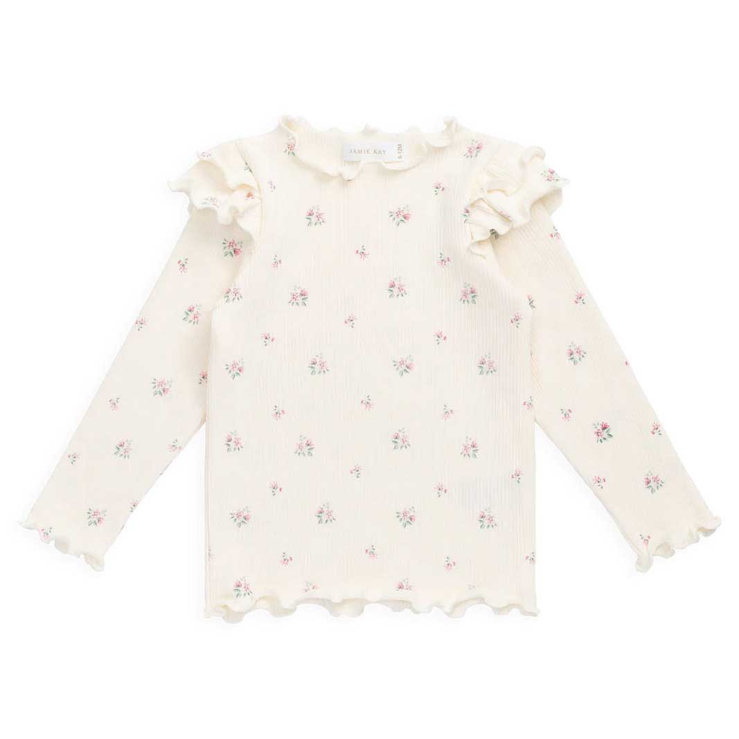 Jamie Kay Organic Cotton Rib Winslet Top 6M-2Y